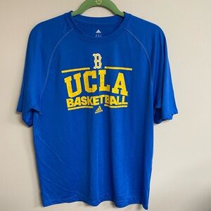UCLA Basketball Adidas Climlite Shirt Size Small